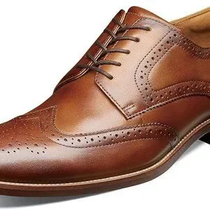 Ninepointninetynine Dress Shoes For Men Lace Up Brogue Embossed Wing Tip Two Tone Vegan Leather Oxford Shoes Anti-Slip Rubber Sole Block Heel Slip Resistant Low Top (Color : Black, Size